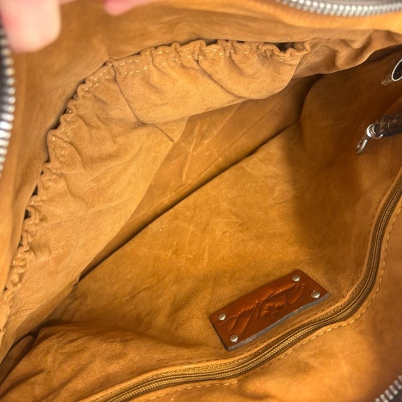 Patricia Nash tooled turquoise tote bag nwt new - Picture 8 of 8